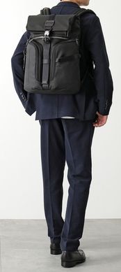 Рюкзак Tumi Alpha Bravo Logistics Flap Lid Backpack з відділенням для ноутбука до 15" 0232759D чорний