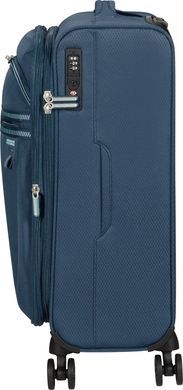 Легка валіза American Tourister AeroSpin текстильна на 4-х колесах MH6*001;31 Indigo (мала)