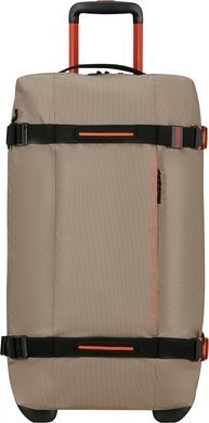 Сумка дорожня з просоченням від вологи на 2-х колесах American Tourister Urban Track M MD1*202;15 LMTD Beige/Orange (середня)