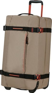 Сумка дорожня з просоченням від вологи на 2-х колесах American Tourister Urban Track M MD1*202;15 LMTD Beige/Orange (середня)