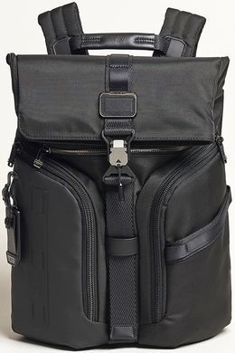 Рюкзак Tumi Alpha Bravo Logistics Flap Lid Backpack з відділенням для ноутбука до 15" 0232759D чорний