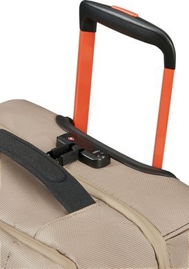 Сумка дорожня з просоченням від вологи на 2-х колесах American Tourister Urban Track M MD1*202;15 LMTD Beige/Orange (середня)