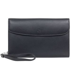 Шкіряне портмоне-клатч Tony Perotti Cortina 5073 nero (чорний), Чорний