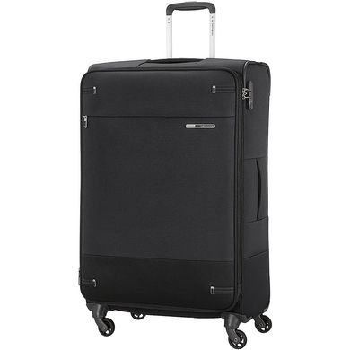 Чемодан Samsonite Base Boost текстильный на 4-х колесах 38N*005 Black (большой)