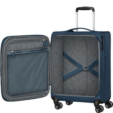Легка валіза American Tourister AeroSpin текстильна на 4-х колесах MH6*001;31 Indigo (мала)