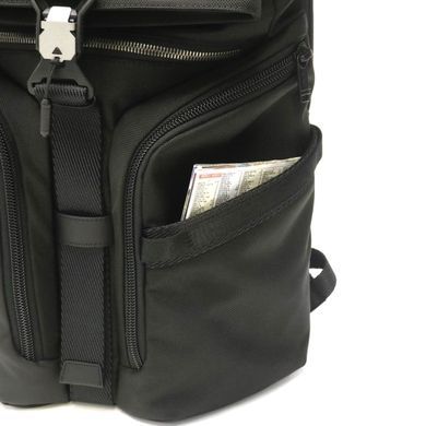Рюкзак Tumi Alpha Bravo Logistics Flap Lid Backpack з відділенням для ноутбука до 15" 0232759D чорний
