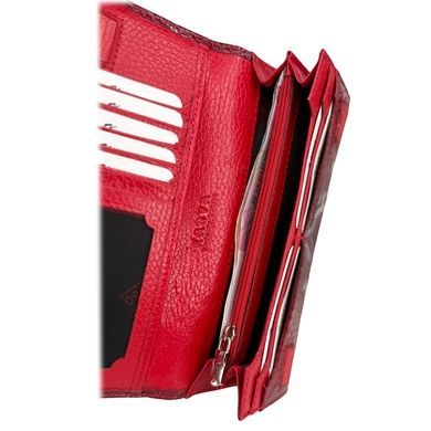 Женский кошелек Karya из натуральной кожи KR1101-019-1 красный