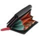 Женский кошелек из натуральной кожи Visconti Rainbow Bora RB43 Black/Rhumba