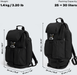 Рюкзак HURU Model A Cordura500d 25/30L з відділенням для ноутбука до 16" Black