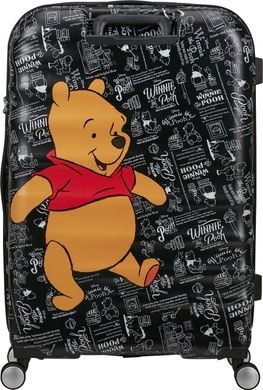 Чемодан American Tourister Wavebreaker Disney из ABS пластика на 4-х колесах 31C*021 Winnie The Pooh (большой)