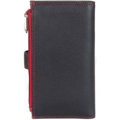 Женский кошелек из натуральной кожи Visconti Colorado Jade CD23 Black Red