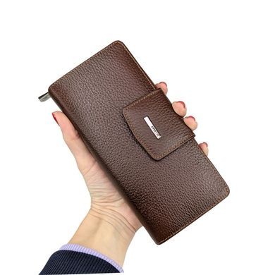 Кошелек на два отдела Karya из зернистой кожи KR1119-38 коричнево-рыжего цвета