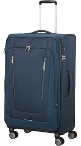 Валіза American Tourister Wanderlite текстильна на 4-х колесах MJ6*006 Dark Navy (велика)