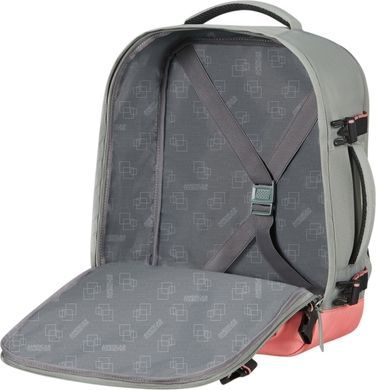 Рюкзак дорожный American Tourister Take2Cabin MS Sport для ручной клади в Wizz Air/Ryanair и ноутбуке до 15,6" 91G*018 Sage/Coral