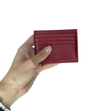 Кожаная кредитница Tony Perotti Cortina 5043 rosso (красная), Rosso (красный), Натуральная кожа, Гладкая, Красный
