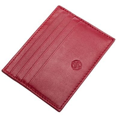Кожаная кредитница Tony Perotti Cortina 5043 rosso (красная), Rosso (красный), Натуральная кожа, Гладкая, Красный