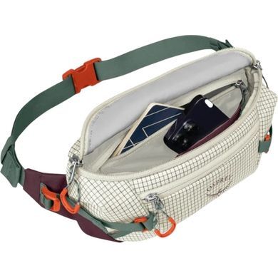 Поясна сумка-бананка Osprey Transporter Waist Pack 3L 009.3215 mystery White/moody burgundy