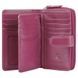 Жіночий гаманець з натуральної шкіри 3 RFID Visconti Heritage Madame HT33 Fuchsia