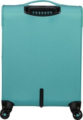 Легкий чемодан American Tourister AeroSpin текстильный на 4-х колесах MH6*001;21 Dusty Turquoise (малый)