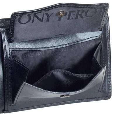 Портмоне мужское из натуральной гладкой кожи Tony Perotti Italico 3620 черное
