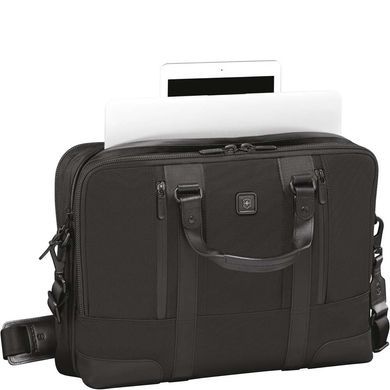 Сумка Victorinox Lexicon Professional Vt601114 Lexington з відділенням для ноутбука до 15,6", Чорний