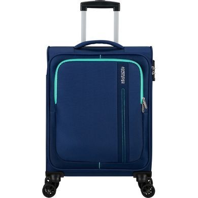 Валіза American Tourister Sea Seeker текстильна на 4-х колесах MD7*001;41 Combat Navy (мала)