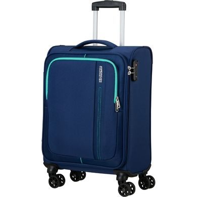 Валіза American Tourister Sea Seeker текстильна на 4-х колесах MD7*001;41 Combat Navy (мала)