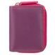 Женский кошелек из натуральной кожи с RFID Visconti Rainbow Hawaii RB53 Plum Multi