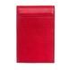 Кожаная кредитница Tony Perotti Contatto 1703 rosso (красная), *Rosso (красный), Натуральная кожа, Зернистая, Красный