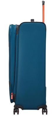 Валіза Roncato NORWAY текстильна на 4-х колесах з розширенням 414211 Blu Denim (велика)