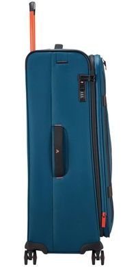 Валіза Roncato NORWAY текстильна на 4-х колесах з розширенням 414211 Blu Denim (велика)