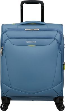 Водонепроникна валіза American Tourister Summerride текстильна на 4-х колесах ME7*104;11 Coronet Blue (мала)