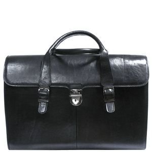 Деловой портфель из натуральной кожи Tony Perotti Italico 8965 черный