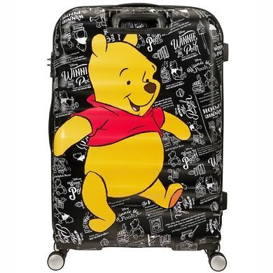 Чемодан American Tourister Wavebreaker Disney из ABS пластика на 4-х колесах 31C*007 Winnie The Pooh (большой)