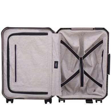 Чемодан Lojel Voja из полипропилена на 4-х колесах Lj-PP12-38321 Warm Grey (малый)