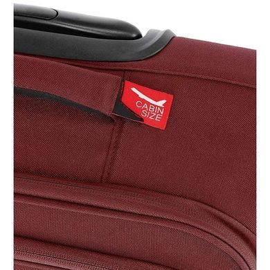 Валіза Travelite Cabin текстильна на 2-х колесах 090237 Bordeaux (мала)