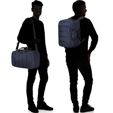 Дорожня сумка-рюкзак American Tourister StreetHero ME2*005 Navy Melange (мала)