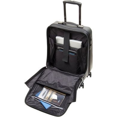 Валіза Titan Xenon Deluxe з полікарбонату на 4-х колесах 816601 (мала), 04-XenonDeluxe-Graphite, Мала S, 2,9 кг, 0-50 літрів, 40 л, 40 х 50 х 22 см, Одинарна, від 2 до 3 кг, Без розширення, Сірий, 17 дюймів, Wizz Air (40х55х23), Lufthansa (40х55х23), Turkish Airlines (40x55x23), British Airways (45x56x25), LOT Polish Airlines (40x55x23), Czech Airlines (45x55x25), Air Canada (40x55x23), EasyJet (45х56х25), Air Baltic (40x55x23), Belavia (40х55х25), Austrian (40x55x23), Swiss (40x55x23), Smart Wings (45x56x25), Germanwings (40x55x23)