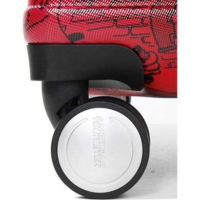 Чемодан American Tourister Wavebreaker Disney из ABS пластика на 4-х колесах 31C*007 Mickey Comics Red (большой)
