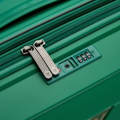 Чемодан Roncato B-Flying из полипропилена на 4-х колесах с расширением 418182 Verde brillante (средний)