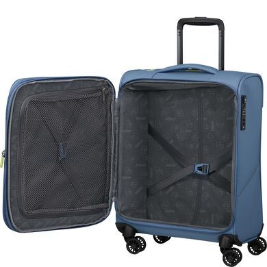 Водонепроникна валіза American Tourister Summerride текстильна на 4-х колесах ME7*104;11 Coronet Blue (мала)