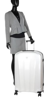 Валіза Roncato We Are Glam з композитного поліпропілену на 4-х колесах 5951/0130 Bianco/Nero (велика)