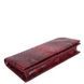 Клатч женский из натуральной кожи Mattioli 103-19C красный с черным