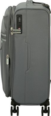 Легка валіза American Tourister AeroSpin текстильна на 4-х колесах MH6*001;18 Stone Basalt (мала)