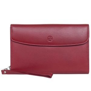 Шкіряне портмоне-клатч Tony Perotti Cortina 5073 rosso (червоне), Червоний
