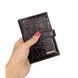 Кожаная обложка Karya на автодокументы KR445-57-1 темно-коричневого цвета
