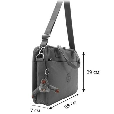 Нейлоновая сумка с отделением для ноутбука до 15,6" Sanmorris SM3027 темно-серого цвета
