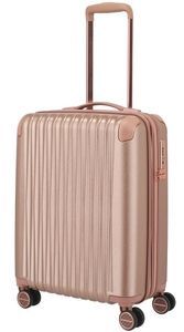 Чемодан Titan Barbara Glint из поликарбоната на 4-х колесах 845404 (большой), 8454Ti-15 Rose Metallic, Малый S, 2,9 кг, 0-50 літрів, 39/45 л, 40 x 55 x 20/23 см, Одинарна, від 2 до 3 кг, З розширенням, Рожевий, Wizz Air (40х55х23), Lufthansa (40х55х23), Turkish Airlines (40x55x23), British Airways (45x56x25), LOT Polish Airlines (40x55x23), Czech Airlines (45x55x25), Air Canada (40x55x23), EasyJet (45х56х25), Air Baltic (40x55x23), Belavia (40х55х25), Austrian (40x55x23), Swiss (40x55x23), Smart Wings (45x56x25), Germanwings (40x55x23)