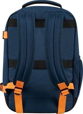 Рюкзак дорожный American Tourister Take2Cabin S для ручной клади в Ryanair 91G*004 Navy/Radiant Orange