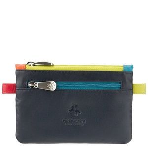 Ключниця із натуральної шкіри Visconti Cora CP2 Orange Multi, Navy Multi, Натуральна шкіра, Гладка